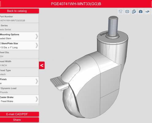 Caster CAD 3D - 3D Models